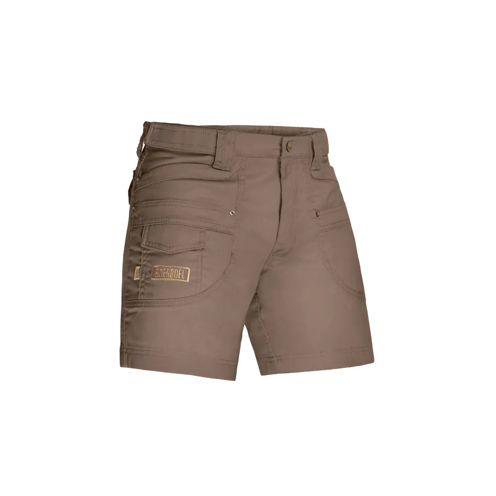 Boerboel Mens Adjustable Kalahari Shorts In Bark