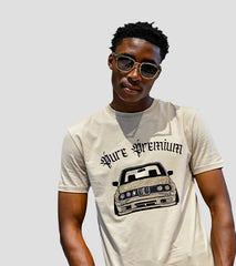 Pure Premium Cabrio T-shirt In Taupe