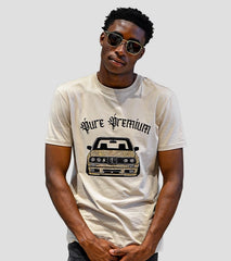 Pure Premium Cabrio T-shirt In Taupe