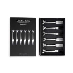 Cake Fork Set Of 6-Hummingbird