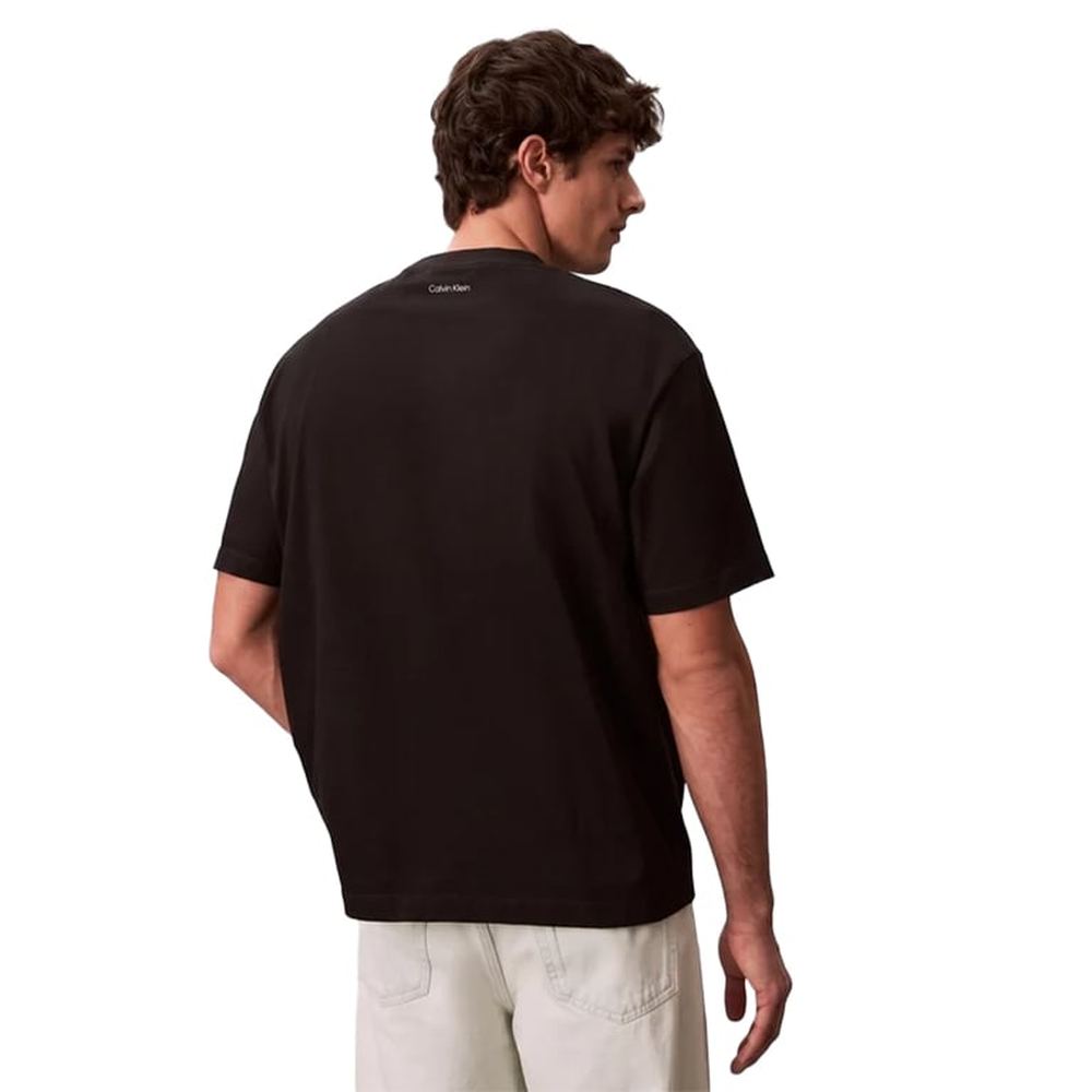 Calvin Klein 16S April Graphic Seasonal Black T-Shirt In Black