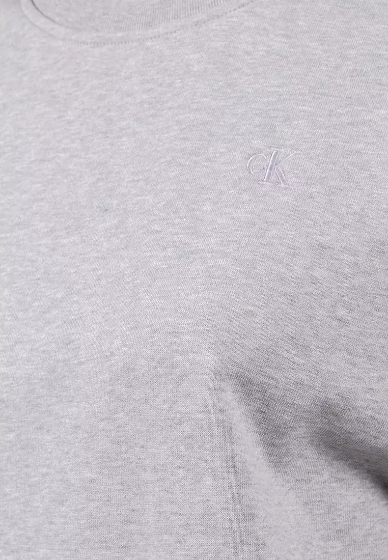 Calvin Klein Womens Archive Logo French Terry Sweatshirt In Grey