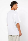 Calvin Klein Mens Tricolor Monologo Graphic T-Shirt In White