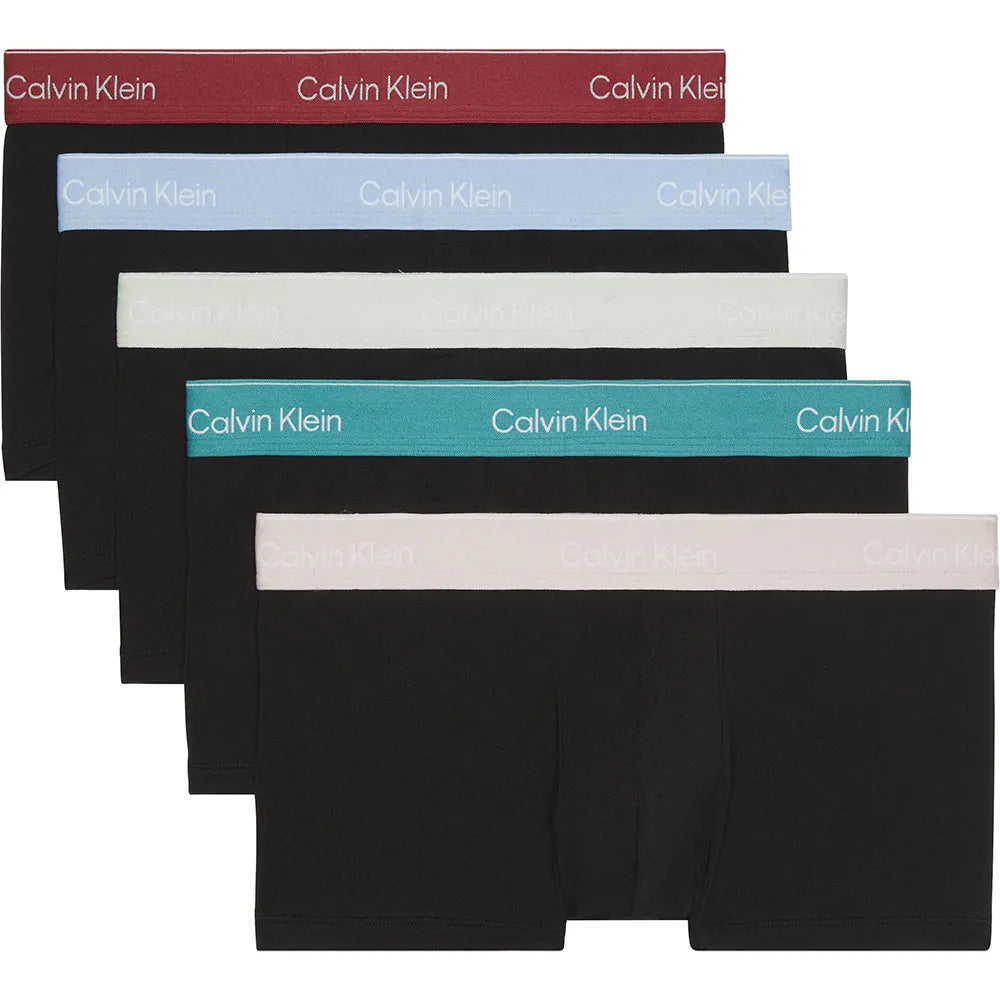 Calvin Klein Mens 5 Pack Trunk Set in Black Multi