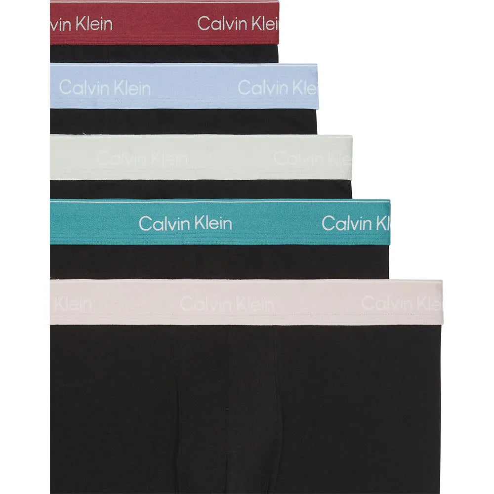 Calvin Klein Mens 5 Pack Trunk Set in Black Multi