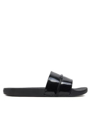 Calvin Klein Hw022350 Womens Ftw Metal Pool Slides Black