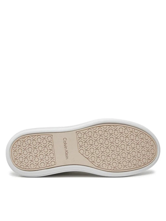 Calvin Klein Womens Cupsole Lace Up In White