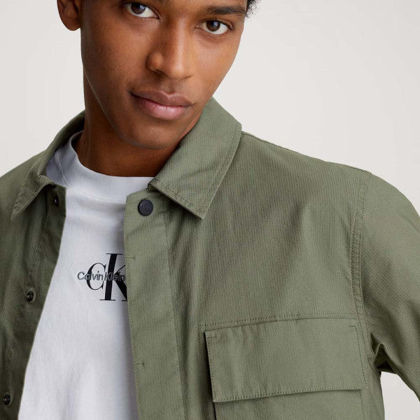 Calvin Klein J3251740 Utility Overshirt Olive