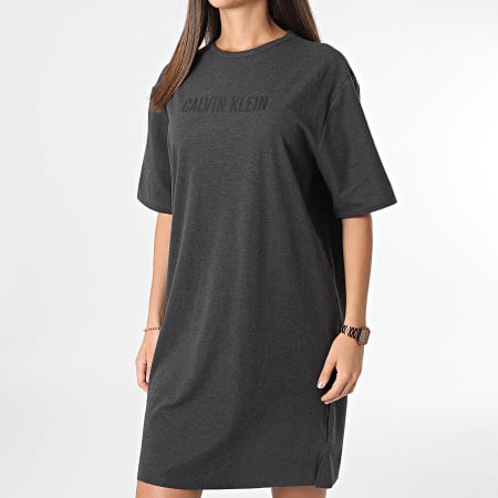 Calvin Klein Qs7126E S/S Night Shirt  Grey