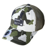 Watamu Mens Trucker Cap Tofu In Olive Camo