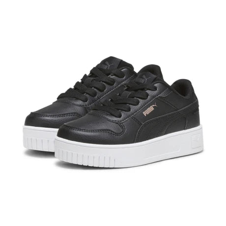 Puma Kids Carina Street Ps Shoes In Black And White