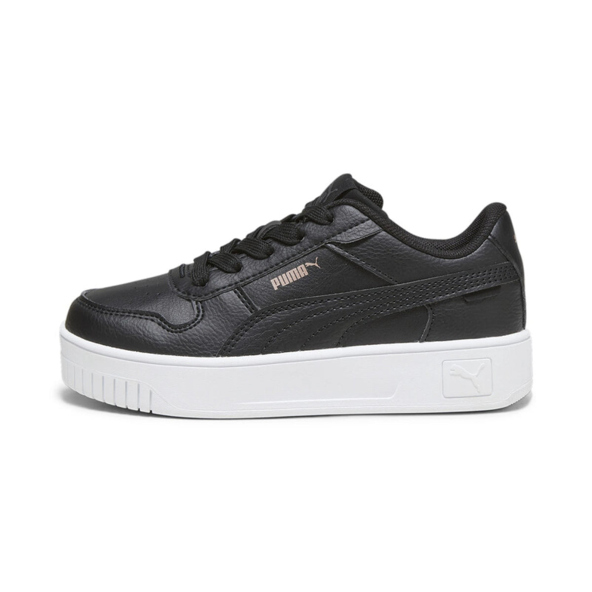 Puma Kids Carina Street Ps Shoes In Black And White