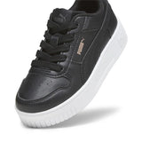 Puma Kids Carina Street Ps Shoes In Black And White