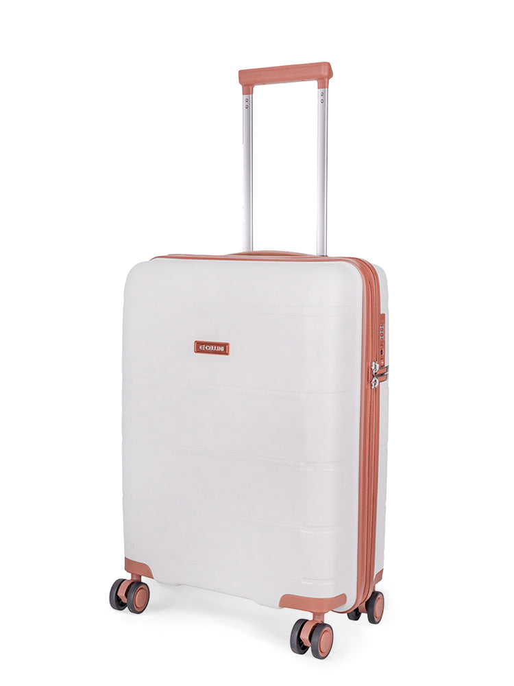 Cellini Monte Carlo Trolley Case  Nr 855 White/Tan