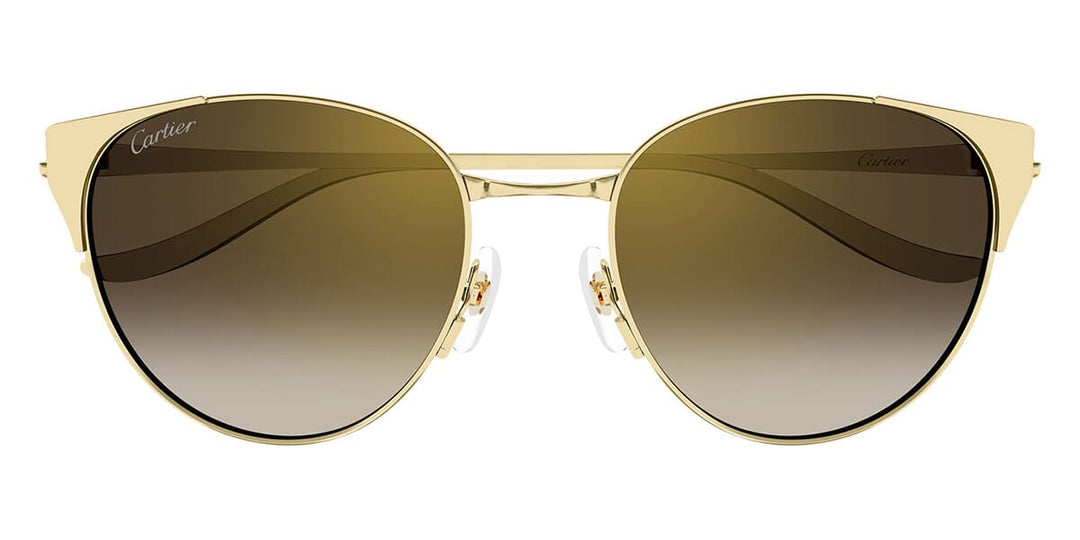 Cartier Womens Sunglasses In Gold