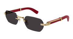 Cartier Gold And Red Sunglasses CT0362S