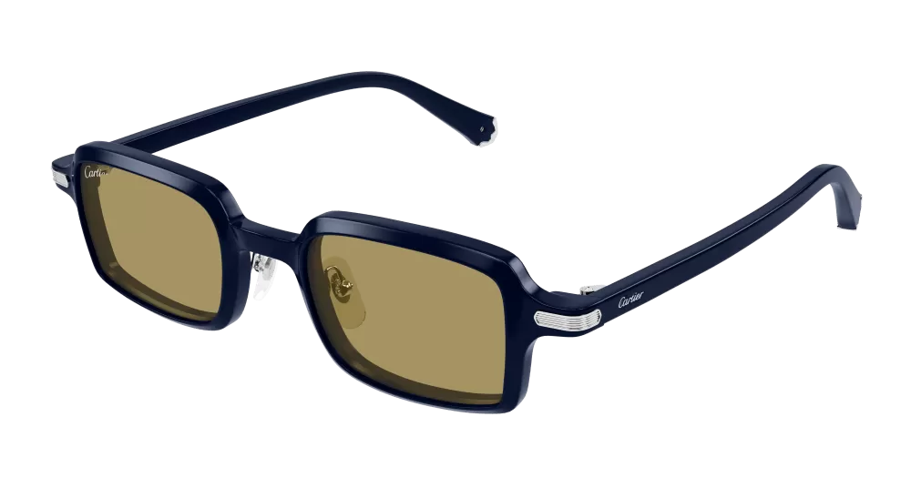 Cartier Ct0539S 004 M Sunglasses For Men In Blue