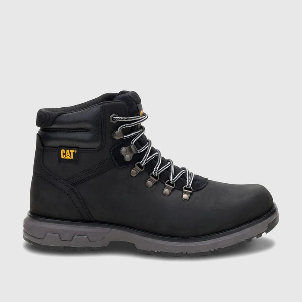 Caterpillar Mens Pursue Hiker Boots In Black