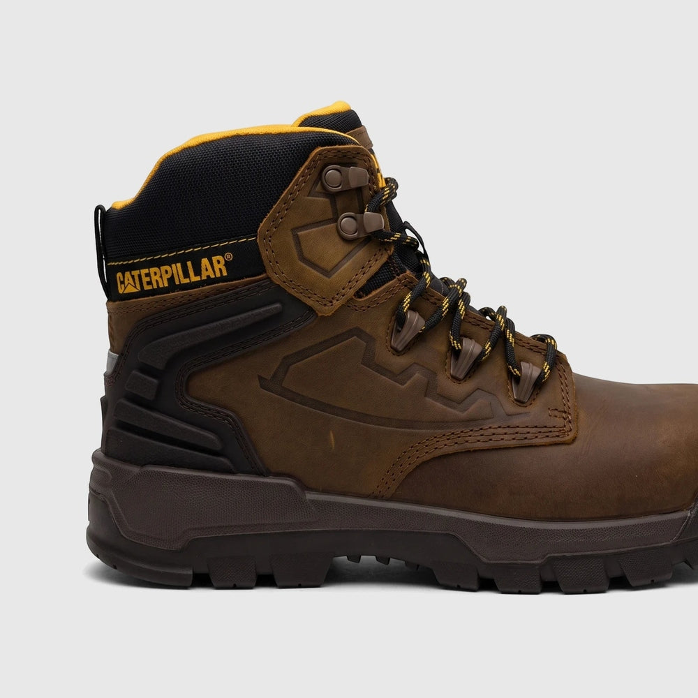 Caterpillar Mens Striver XL 6'' S7 Boots In Dark Beige