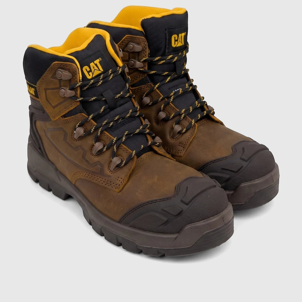 Caterpillar Mens Striver XL 6'' S7 Boots In Dark Beige