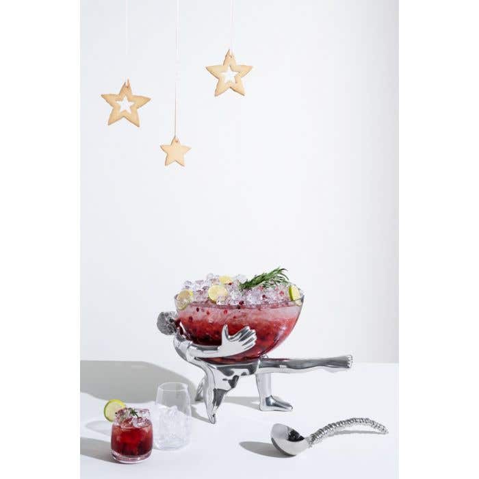 Glass Bowl And Stand-All Dressed Up