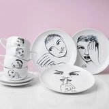 Carrol Boyes Let's Face It Dinner Plate In White