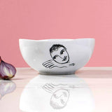 Carrol Boyes Let's Face It Salad Bowl In White