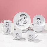 Carrol Boyes Let's Face It Dinner Plate In White