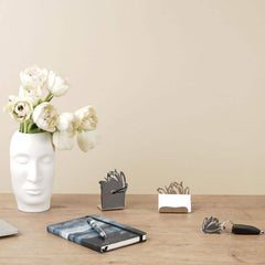 Carrol Boyes Desk Clock-Protea