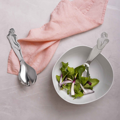 Deep Salad Servers-Woman/Man