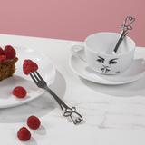 Carrol Boyes Cake Fork Set Of 6-Daffodil