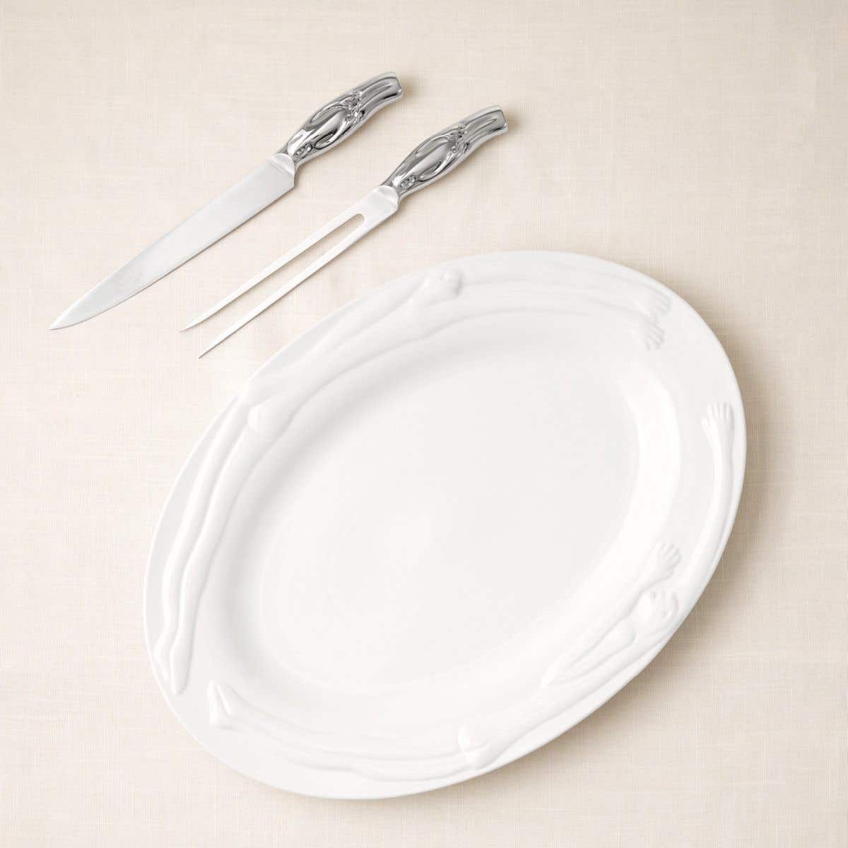 Carrol Boyes Platter Conversation Ceramic