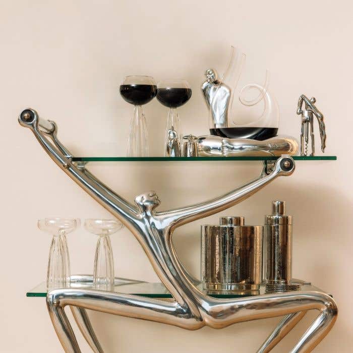 Glass Decanter And Stand-On Cloud Wine