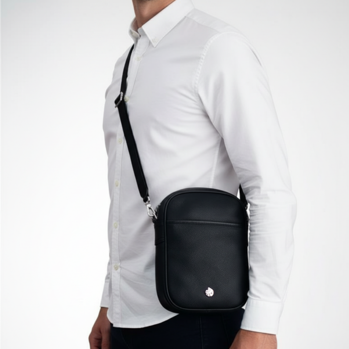 Men'S Crossbody-Cradle-Black