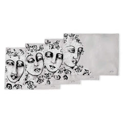 Carrol Boyes Placemat Set Of 4-Succulent Faces