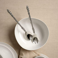 Carrol Boyes Salad Servers-Wound Up