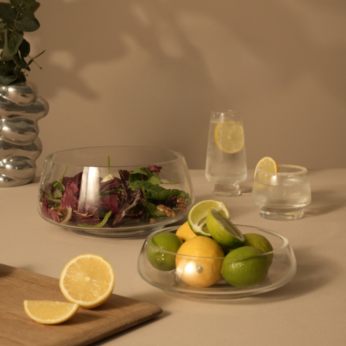 Carrol Boyes Baobab Set of 2 Medium Serving Bowls In Clear