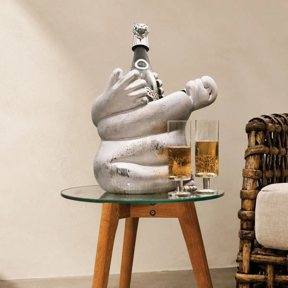 Carrol Boyes Champagne Cooler In Good Hands In Silver