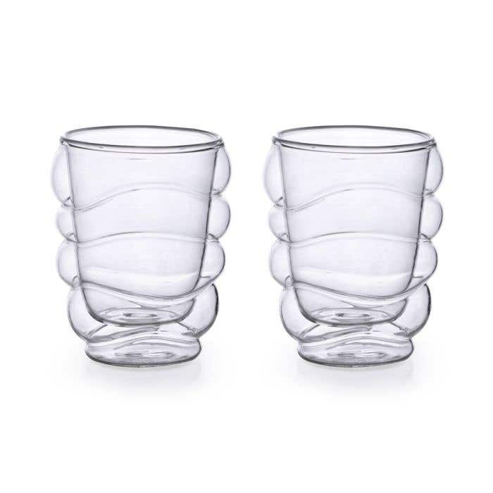 Carrol Boyes Wound Up Set of 2 Medium Double Wall Mug