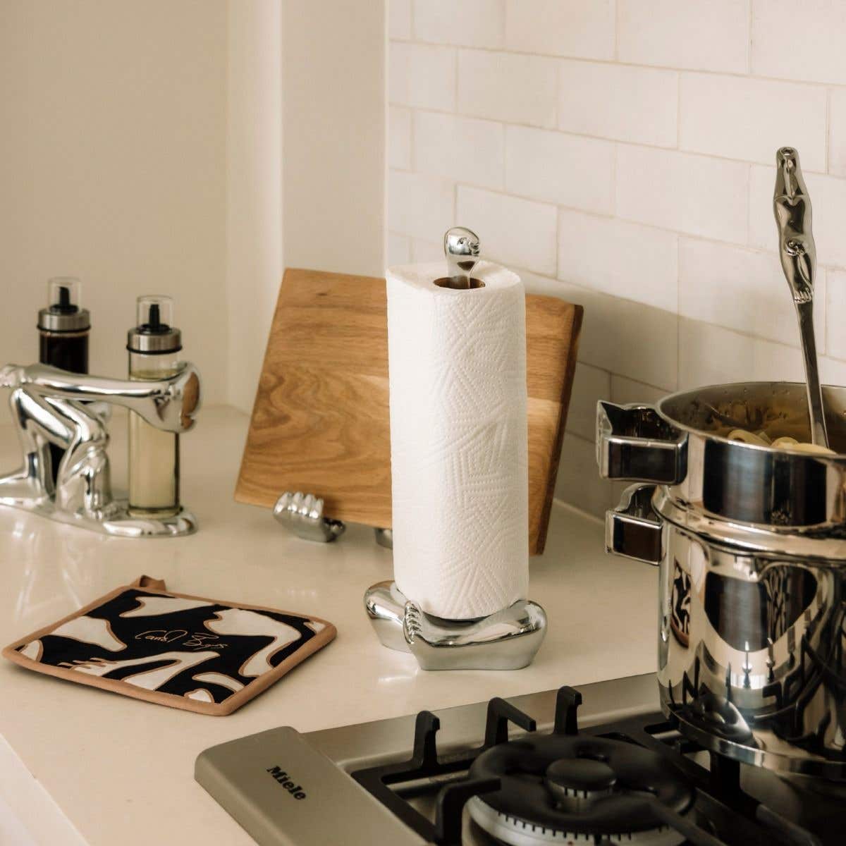 Carrol Boyes Paper Towel Holder-Cheeky