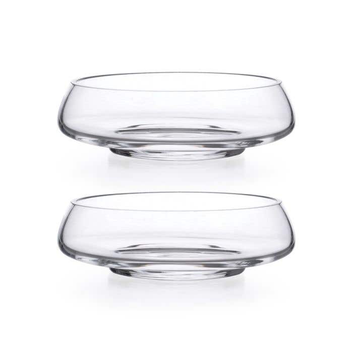 Carrol Boyes Baobab Set of 2 Medium Serving Bowls In Clear