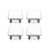 Carrol Boyes Baobab Set Of 4 Whiskey Glasses In Clear