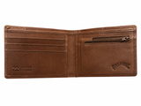 Billabong Mens Downtown Wallet In Brown