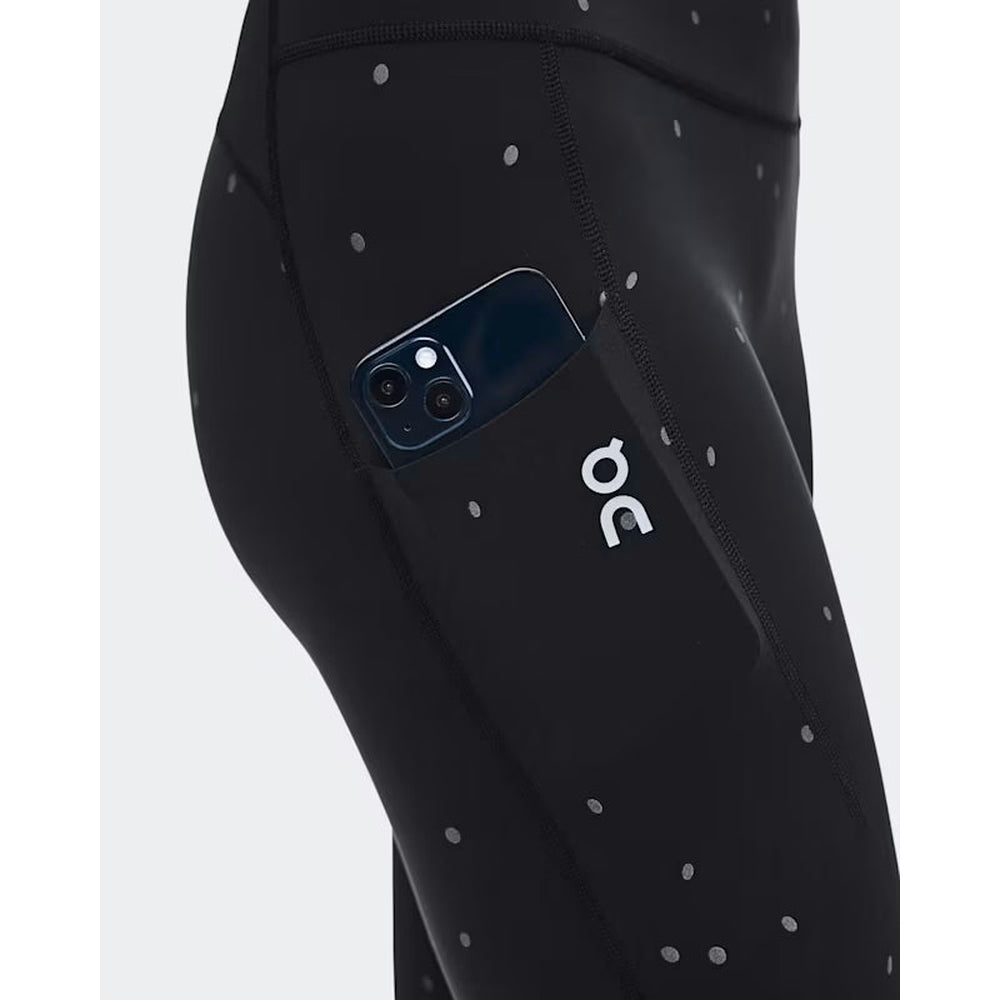 On Women Performance Tights Lumos In Black/Eclipse