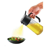 Creative Cooking Glass Oil Sprayer In Black/Clear
