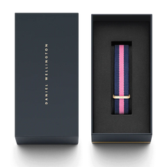 Daniel Wellington Navy/Pink Oxford Strap Rg 13Mm