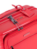 Cellini Bizlite Front Opening Carry On Trolley Case In Red