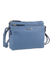 Cellini Diva Mul Pocket Crossbody Denim