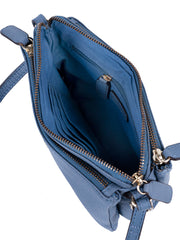 Cellini Diva Mul Pocket Crossbody Denim