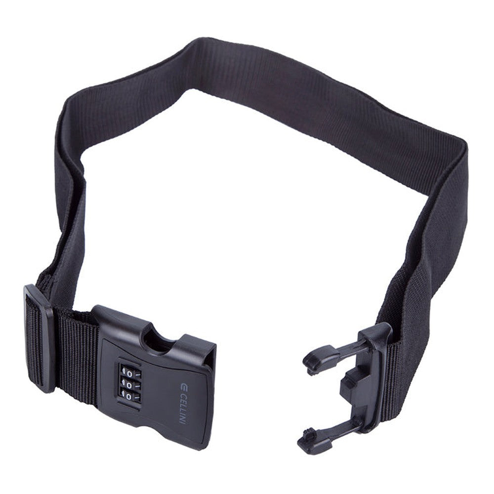 Cellini Travel Essentials Luggage Strap Combination Lock In Black